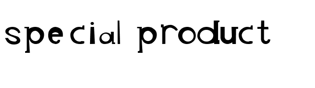 special product font preview