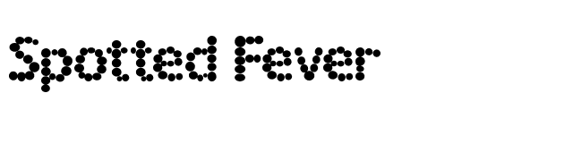 Spotted Fever font preview