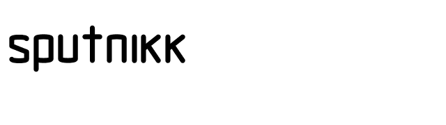 Sputnikk font preview