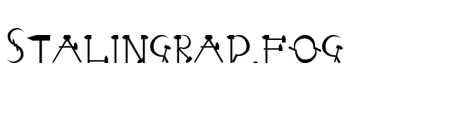 Stalingrad.fog font preview