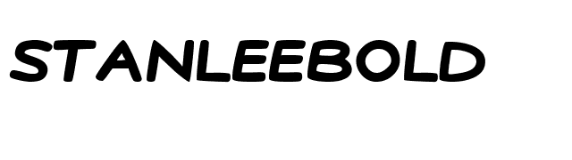 StanLeeBold font preview