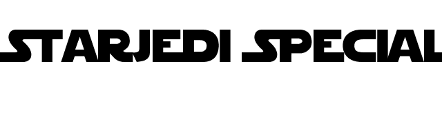 StarJedi Special Edition font preview