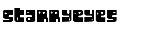 Starryeyes font preview