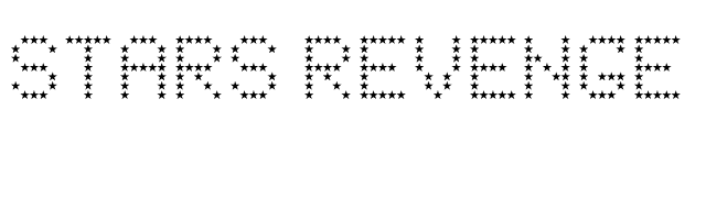 Stars Revenge font preview