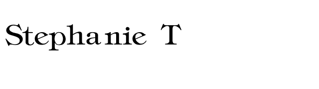 Stephanie Thin font preview