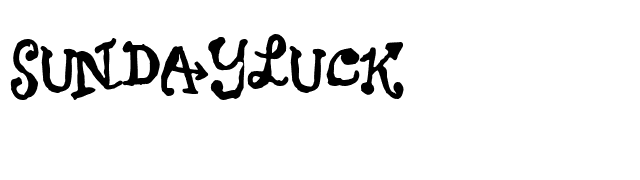 Sundayluck font preview