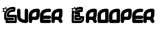 Super Trooper font preview