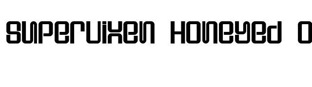 Supervixen Honeyed Out font preview