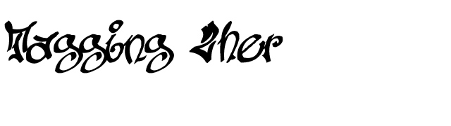 Tagging Zher font preview