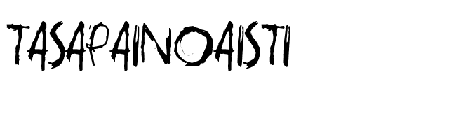 tasapainoaisti font preview