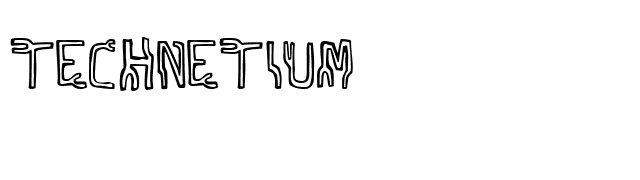 Technetium font preview