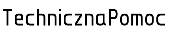 TechnicznaPomoc font preview