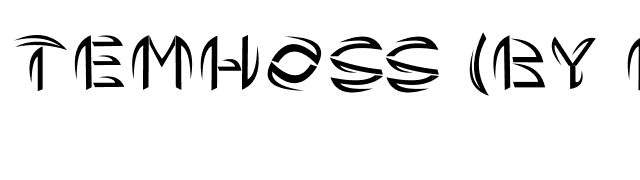 TEMHOSS (By HAsAN) font preview