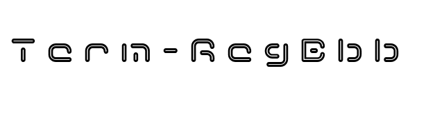 Term-RegBbb font preview