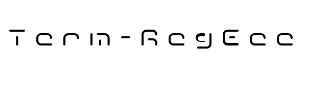 Term-RegEee font preview