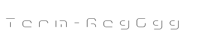 Term-RegGgg font preview