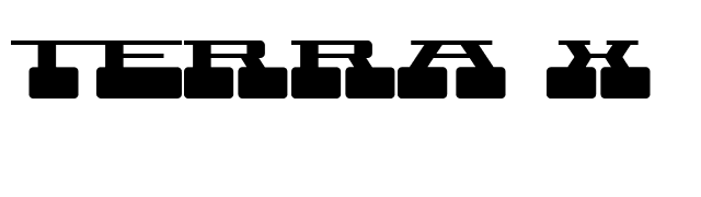 Terra X font preview