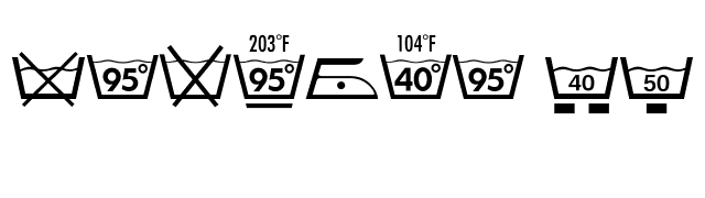 Textile LH Pi Two font preview