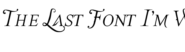  font preview