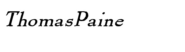 ThomasPaine font preview