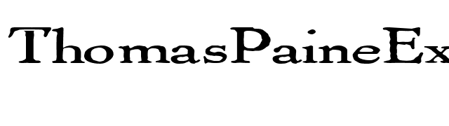 ThomasPaineExtended font preview