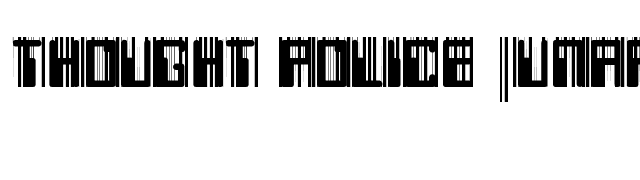 Thought Police [unarmed] font preview