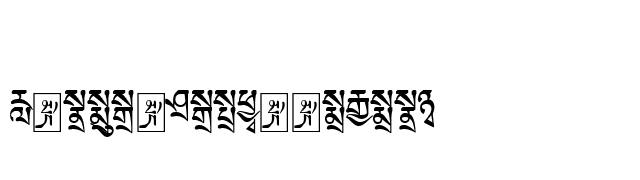 TibetanMachineWeb1 font preview