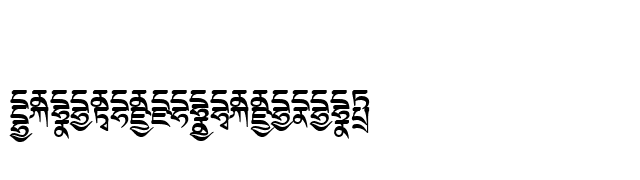 TibetanMachineWeb4 font preview