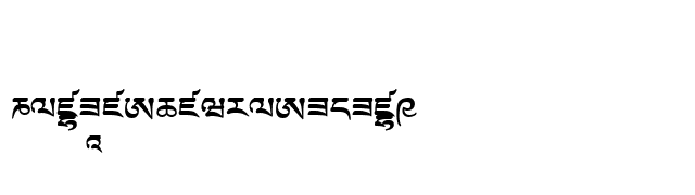 TibetanMachineWeb9 font preview