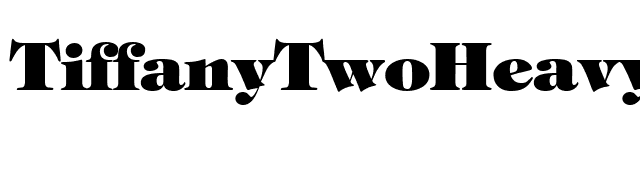 TiffanyTwoHeavy-Regular font preview