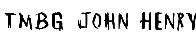 TMBG John Henry font preview