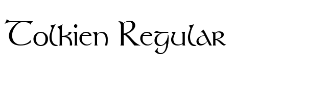 Tolkien Regular Font - FontPalace.com