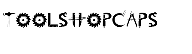 ToolShopCaps font preview