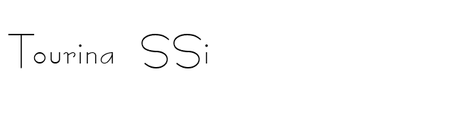 Tourina SSi font preview