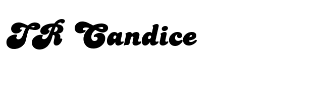 TR Candice font preview