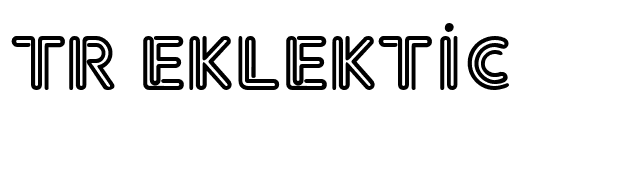 TR Eklektic font preview