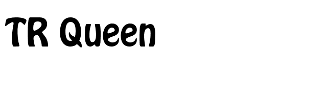 TR Queen font preview