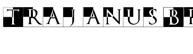 TrajanusBricksXtra font preview