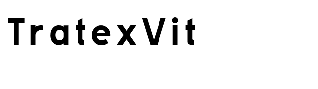 TratexVit font preview