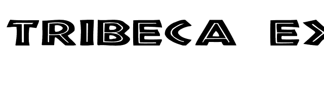 Tribeca Ex font preview