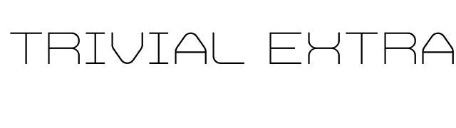 Trivial ExtraLight font preview