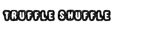 Truffle Shuffle font preview