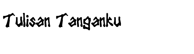 Tulisan Tanganku font preview