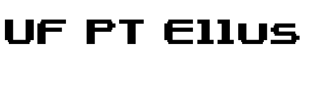 UF PT Ellus font preview