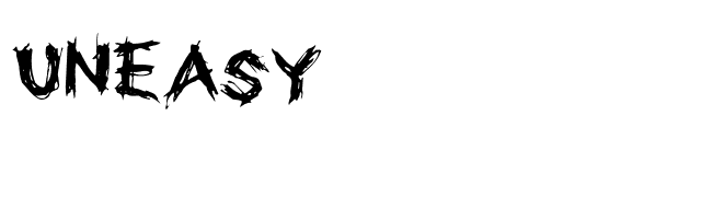 Uneasy font preview