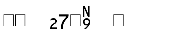 UpcHrTt font preview