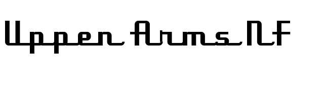 Uppen Arms NF font preview