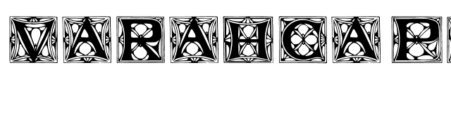 VarahCaps font preview