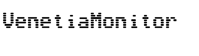 VenetiaMonitor font preview