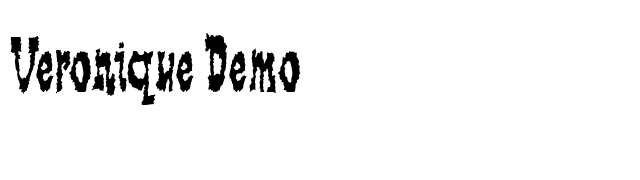 Veronique Demo font preview